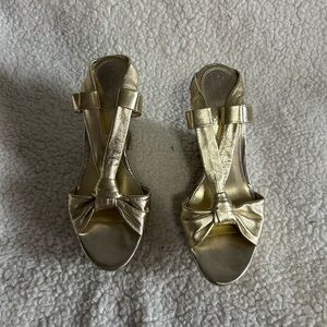 Elegant Gold Women's Sandals